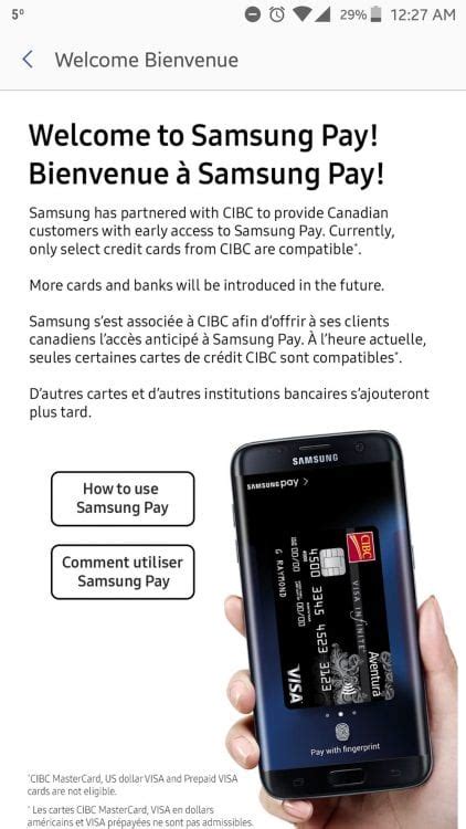 samsung pay in canada